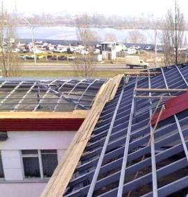 Крыша нержавейка - тип 3