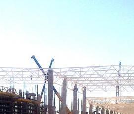 Крыши из металлоконструкций - вариант 3