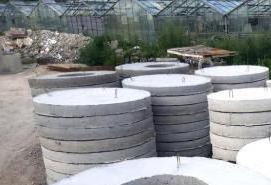 Крышка колодца железобетонная - вариант 4