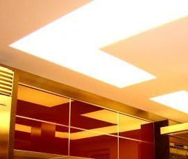 Кухонный натяжной потолок - вариант 1