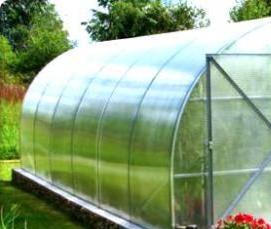 Купольная теплица из пвх труб - тип 4
