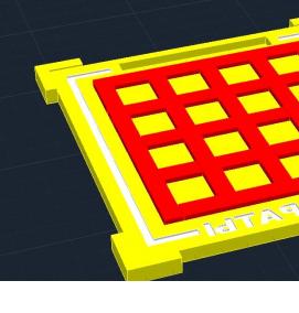 Кустодержатель квадрат - вариант 4