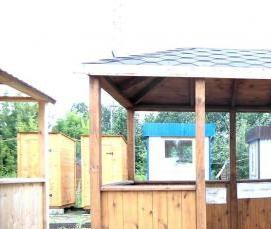 Квадратные беседки из металла - модель 1