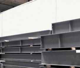 Квадратные стальные балки - вариант 1