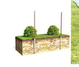 Квадратные винтовые сваи - модель 3