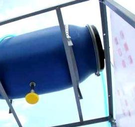 Квадратный бак для летнего душа - тип 1