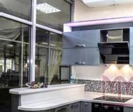 Ламинат молочного цвета - модель 1