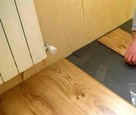 Ламинат с узкой доской - модель 1