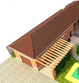 Ландшафтный дизайн 5 соток - модель 3