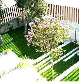 Ландшафтный дизайн бетоном - вариант 1