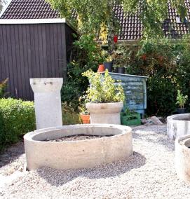 Ландшафтный дизайн бетоном - вариант 2