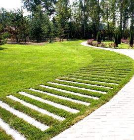 Ландшафтный дизайн: брусчатка - тип 4