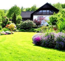 Ландшафтный дизайн частного дома - вариант 2