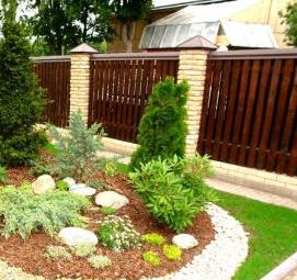 Ландшафтный дизайн дачи 5 соток - тип 1