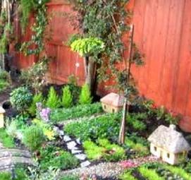 Ландшафтный дизайн дачи 6 соток - модель 2