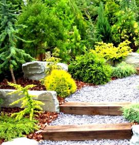 Ландшафтный дизайн дачного участка - вариант 3