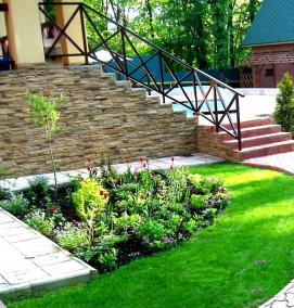 Ландшафтный дизайн на даче - тип 3