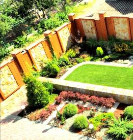 Ландшафтный дизайн на даче - тип 2