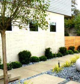 Ландшафтный дизайн небольшого участка - модель 4