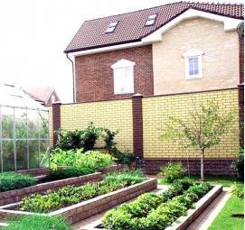 Ландшафтный дизайн огорода - модель 3