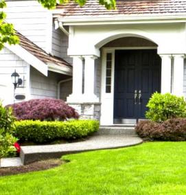 Ландшафтный дизайн палисадника - вариант 3