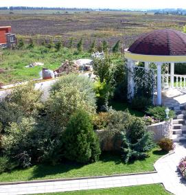 Ландшафтный дизайн Русская усадьба - модель 1