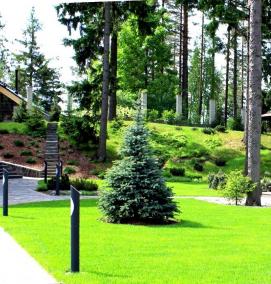 Ландшафтный дизайн Русская усадьба - модель 3