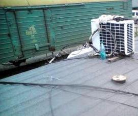 Латочный ремонт кровли - модель 3