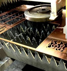 Лазерная резка меди - модель 1