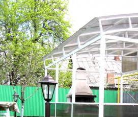 Легкая беседка для дачи - тип 4