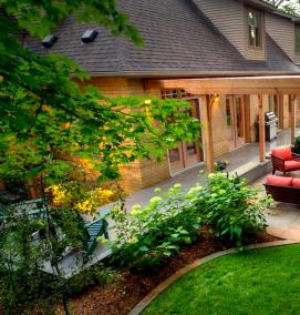 Легкий ландшафтный дизайн - вариант 4