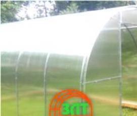 Ленинградская теплица из поликарбоната - вариант 4