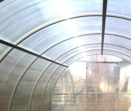 Ленинградская теплица из поликарбоната - вариант 3