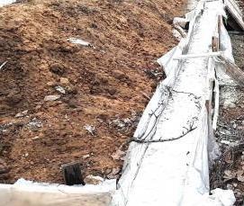 Ленточный фундамент 15х15 м - вариант 1