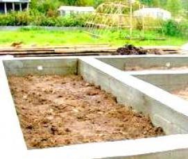 Ленточный фундамент 15х15 м - вариант 4