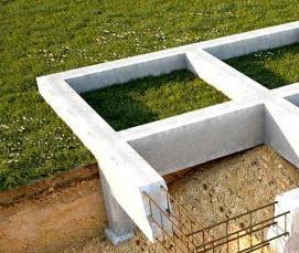 Ленточный фундамент для дома - модель 3