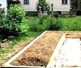 Ленточный фундамент для теплицы - тип 4