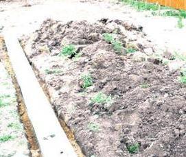 Ленточный фундамент для теплицы - тип 2