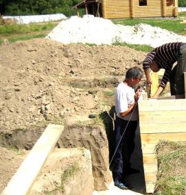 Ленточный фундамент из пенополистирола - вариант 3