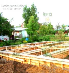 Ленточный фундамент - тип 4