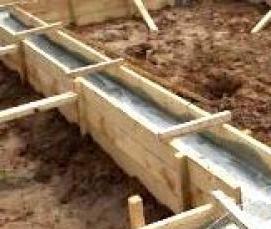 Ленточный фундамент на склоне - вариант 3