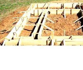 Ленточный фундамент под каркасный дом - модель 4