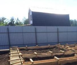 Ленточный фундамент под пеноблок - вариант 2