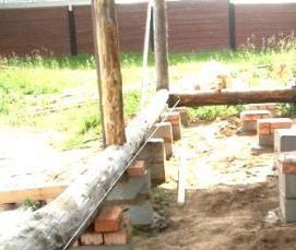 Ленточный фундамент под террасу - тип 1