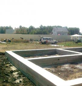 Ленточный фундамент - тип 3