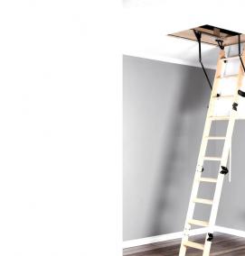 Лестница чердачная 70x80x280 см - вариант 4