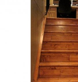 Лестница деревянная прямая - модель 2