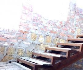 Лестница на кровлю металлическая - тип 3