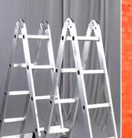 Лестница раскладная алюминиевая 10 метров - модель 4