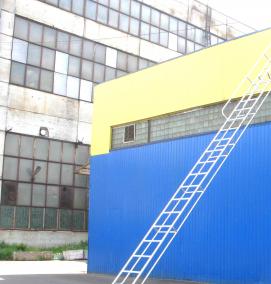 Лестница складная алюминиевая 6 метров - тип 2